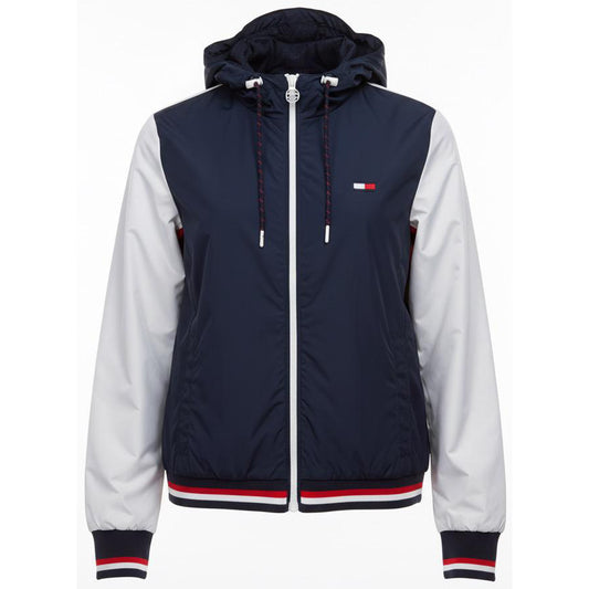 Navy and Red Tommy Hilfiger Windbreaker Jacket